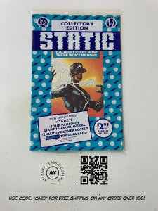 Static # 1 NM 1st Print SEALED In PolyBag DC Milestone Comic Book 1st App 14 LP7