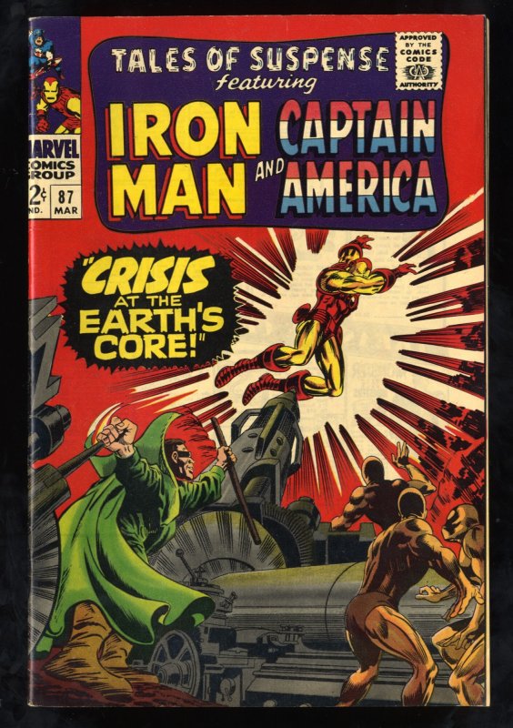 Tales Of Suspense #87 FN/VF 7.0 White Pages Iron Man