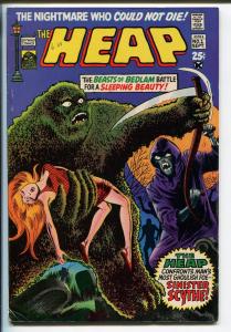 THE HEAP #1 1971-SKYWALD-1ST ISSUE-BIZARRE-HORROR-KINSTLER-fn