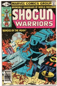 Shogun Warriors #13 VG+ (Can Raydeen and Combatra save their friends in time?)