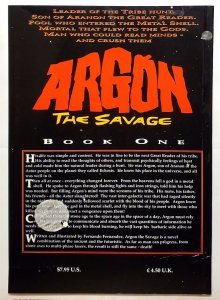 Argon The Savage #1 (1991, Fleetway Quality) 6.0 FN