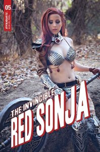 Invincible Red Sonja, The #5E VF/NM ; Dynamite | cosplay photo variant