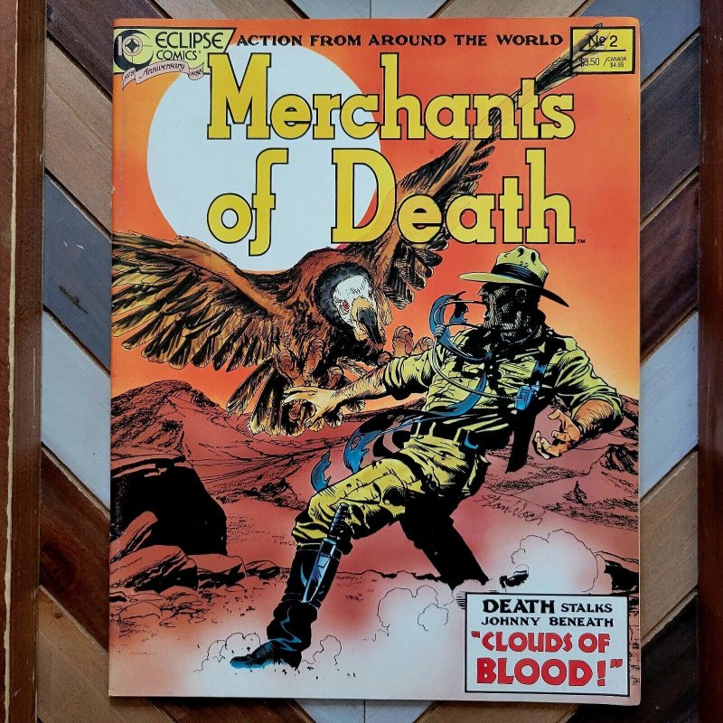 Merchants Of Death #2 & 4 VF (Eclipse 1988) EARLY BUSIEK! Custom Bundle/Set Of 2
