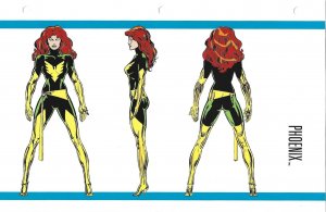 Official Handbook of the Marvel Universe Sheet- Phoenix