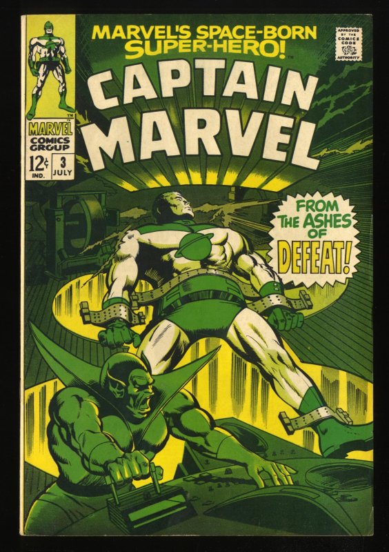 Captain Marvel #3 FN- 5.5