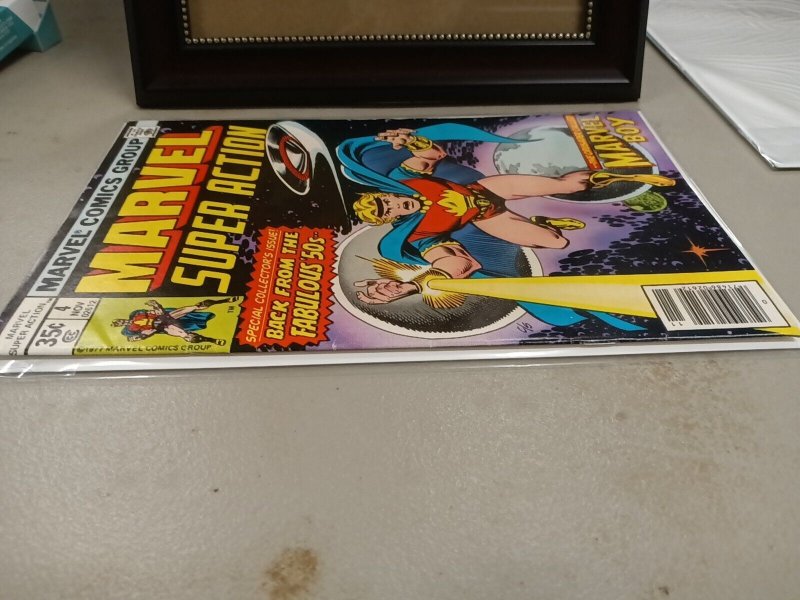 MARVEL SUPER ACTION #4 Vf- 1977 Captain America. P03