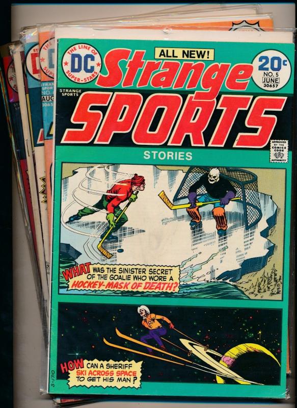 LOT OF 5! DC STRANGE SPORTS #1,2,4,5,6 GOOD/VERY GOOD/FINE (PF56) 