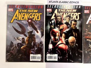 3 The New Avengers Marvel Comic Books # 43 44 45 Defenders Hulk Thor 37 JS19