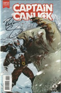 Captain Canuck # 4 Cover A NM CHC Signed By Richard Comely [D9]