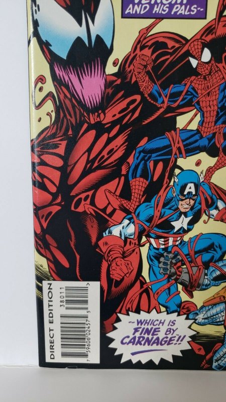 Amazing Spider-Man #380 Maximum Carnage Part 11 of 14 Storyline Marvel 1993