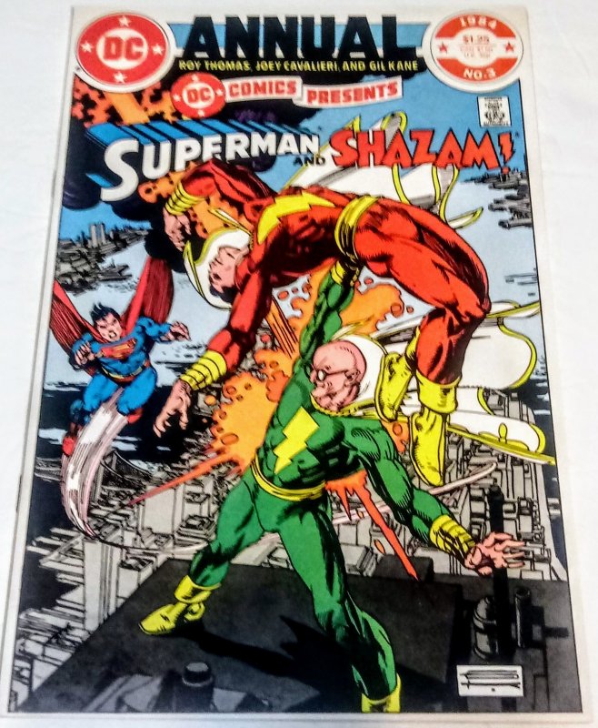 DC Comics Presents Annual # (9.2 WP) 1984 Superman Shazam! Gil Kane DC ID13H