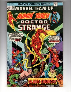 Marvel Team-Up #35 (1975) 7.5 Dr Strange! Human Torch! / ID#642