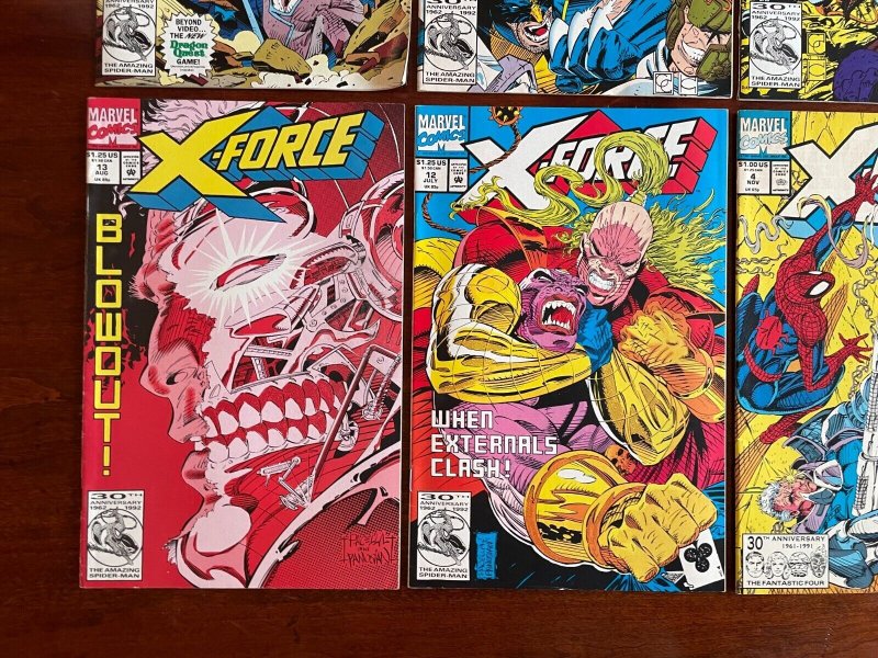 6 X-Force Marvel Comic Books # 4 12 13 14 16 17 Wolverine X-Men Gambit 25 J817