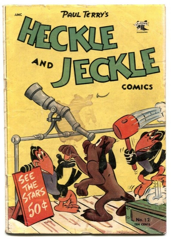 Heckle and Jeckle #12 1953-Golden Age Funny Animal G- 