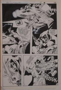 GENE COLAN / BOB McLEOD original art, JEMM SON of SATURN #10 pg 15, 11x16, 1985