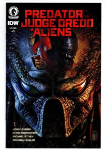 Predator vs Judge Dredd vs Aliens #3 - IDW - Dark Horse - NM 