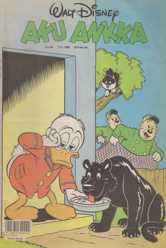 Walt Disney's Aku Ankka (1990) #45 FN ; Sanoma | Comic Books - Copper Age,  Movie, TV & Radio / HipComic