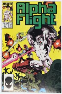 Alpha Flight 51 - Jim Lee's first work at Marvel NM-