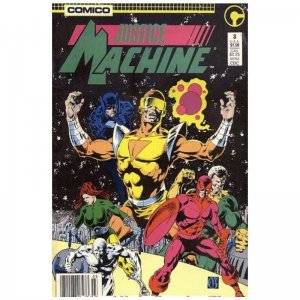 Justice Machine #3 Comico Comics Newsstand 03/87 (FNVF 7.0/Stock Photo)