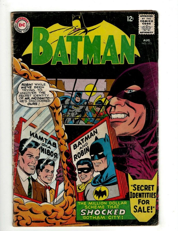 Batman # 173 VG/FN DC Comic Book Joker Robin Catwoman Gotham Penguin Ivy KD1