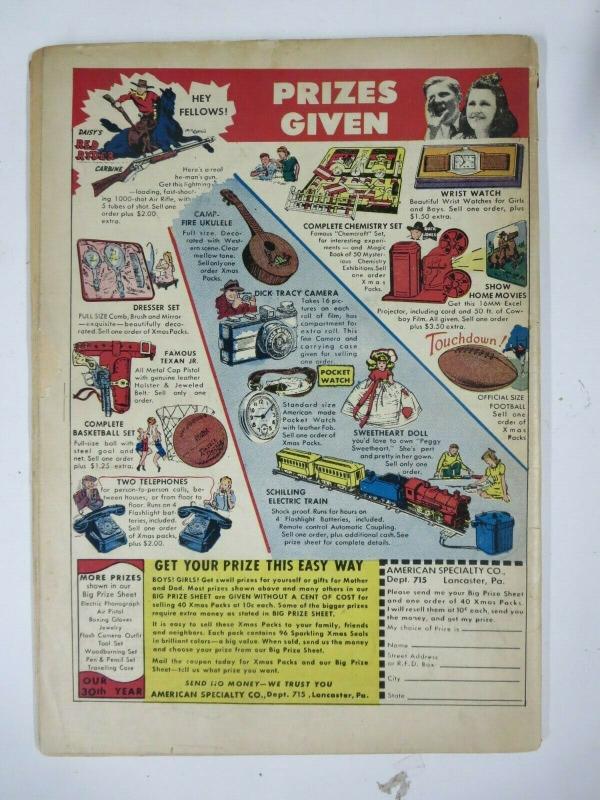 THE BARKER #10 (Quality, 12/1948) (GOOD) Carnie and Circus Golden Age tales!