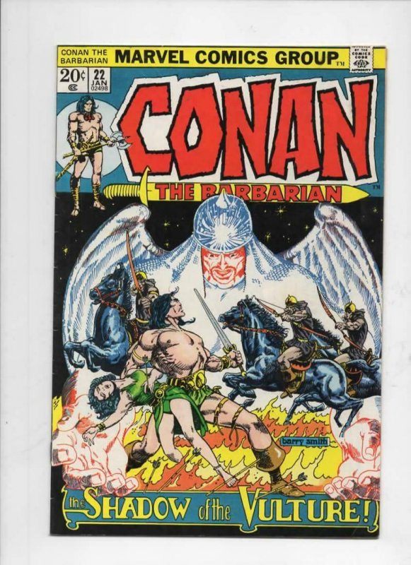 CONAN the BARBARIAN #22, VG+ Barry Smith, Howard, 1970 1973, more in store