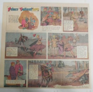 Prince Valiant Sunday #1602 by Hal Foster from 10/22/1967 2/3 Full Page Size !