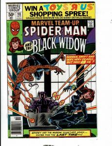 8 Marvel Team-Up Comic Books # 21 59 88 90 94 98 108 (2) Spider-Man Hulk JL12