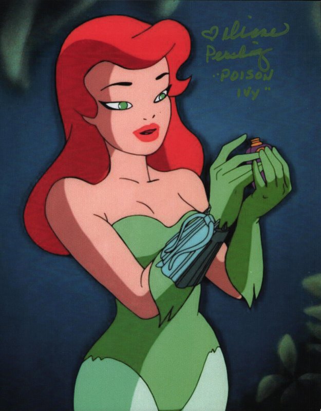 Poison Ivy Batman Animated Series Print - Signed by Voice Actor Diane Pershing