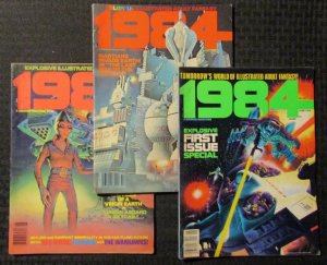 1984 Illustrated Fantasy Magazine #1 4 & 6 FN- 5.5 LOT of 3 Richard Corben