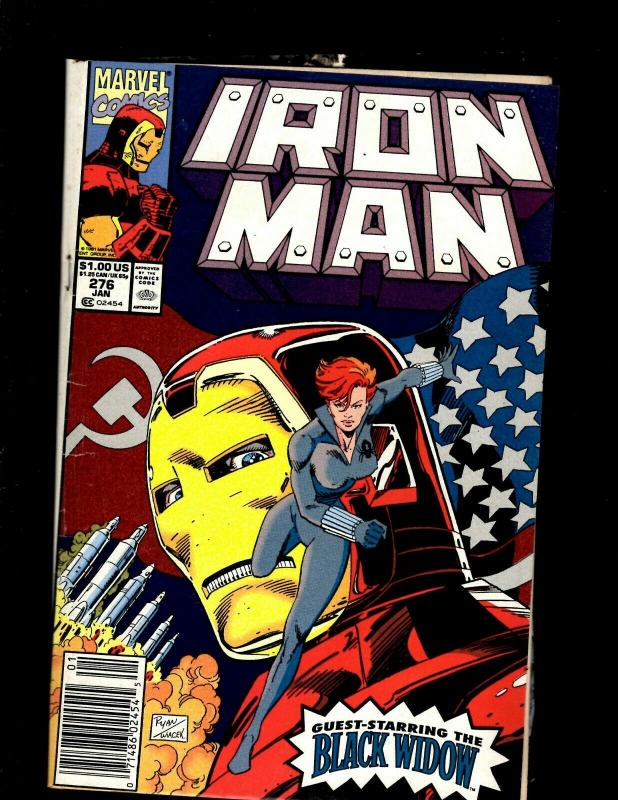 11 Comics Iron Man 270 273 276 279 288 290 292 Annual 15 Action Hour 7 ++ J369