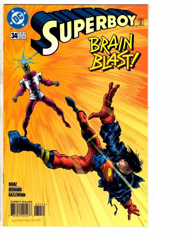 10 Superboy DC Comics # 34 36 37 38 39 40 41 42 43 44 Flash Superman Arrow J214