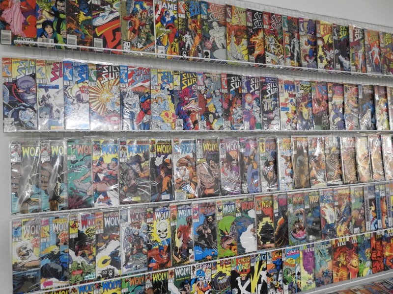 Huge lot 180+ Comics W/ Silver Surfer, Wolverine, Doctor Strange Avg VF- Cond