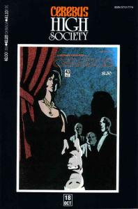 Cerebus High Society #18 FN ; Aardvark-Vanaheim | 43 Dave Sim