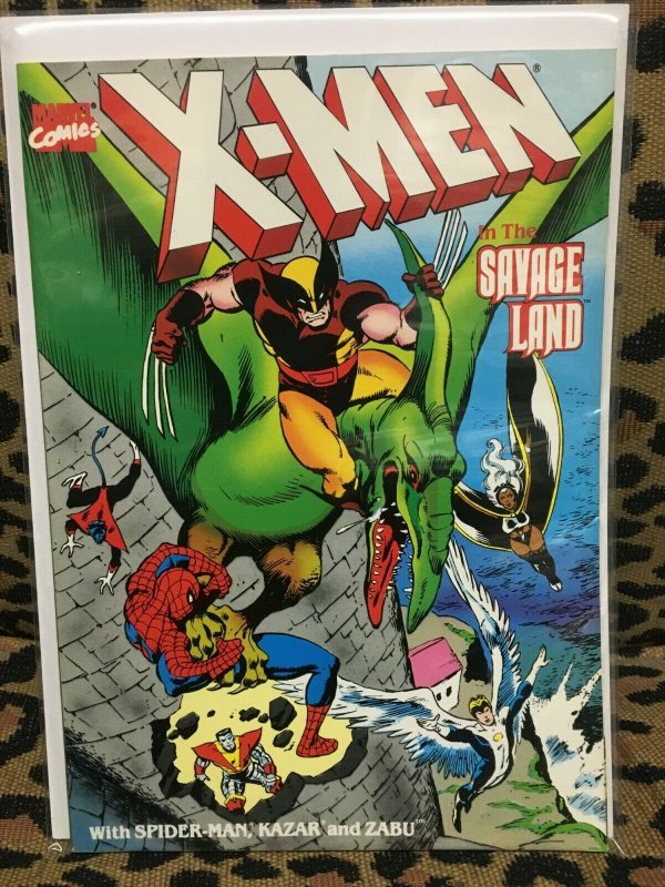 X-MEN IN THE SAVAGE LAND TPB 1st Printing MARVEL 1987 VF+ Never Read