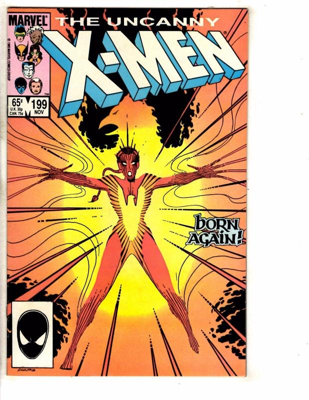 10 Uncanny X-Men Marvel Comic Books #177 188 191 195 198 199 202 203 206 215 GJ3