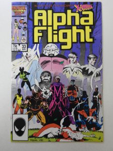 Alpha Flight #33 Direct Edition (1986) 1st Lady Deathstrike! Sharp VF-NM Cond!