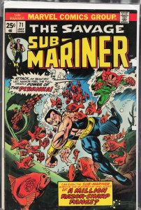Sub-Mariner #71 (1974) Namor the Sub-Mariner