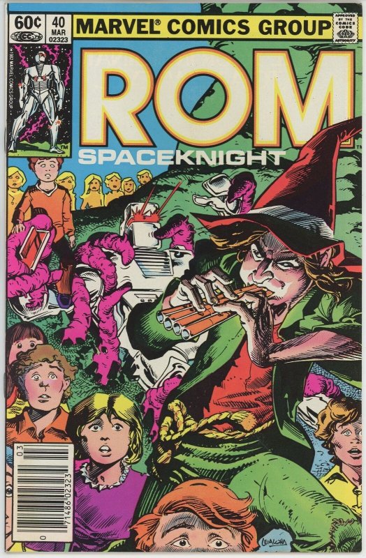 Rom #40 (1979) - 9.0 VF/NM *Rare Tattooz Variant* Newsstand