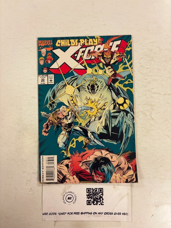 X-Force #33 NM Marvel Comic Books Cannonball Boom-Boom Sunspot Cable 14 HH108