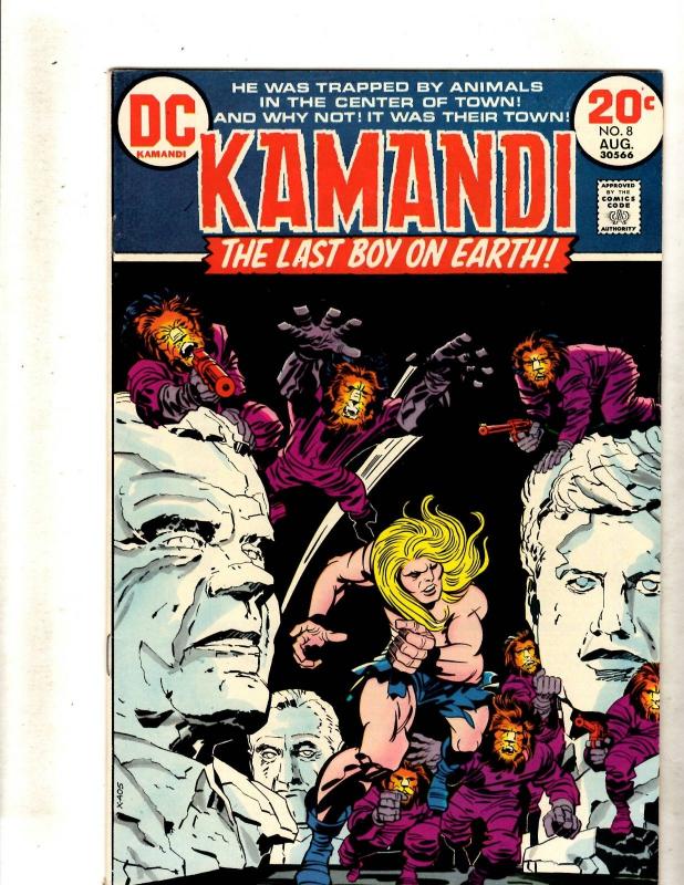 Kamandi # 8 NM- DC Comic Book Jack Kirby Fourth World Bronze Age FM2