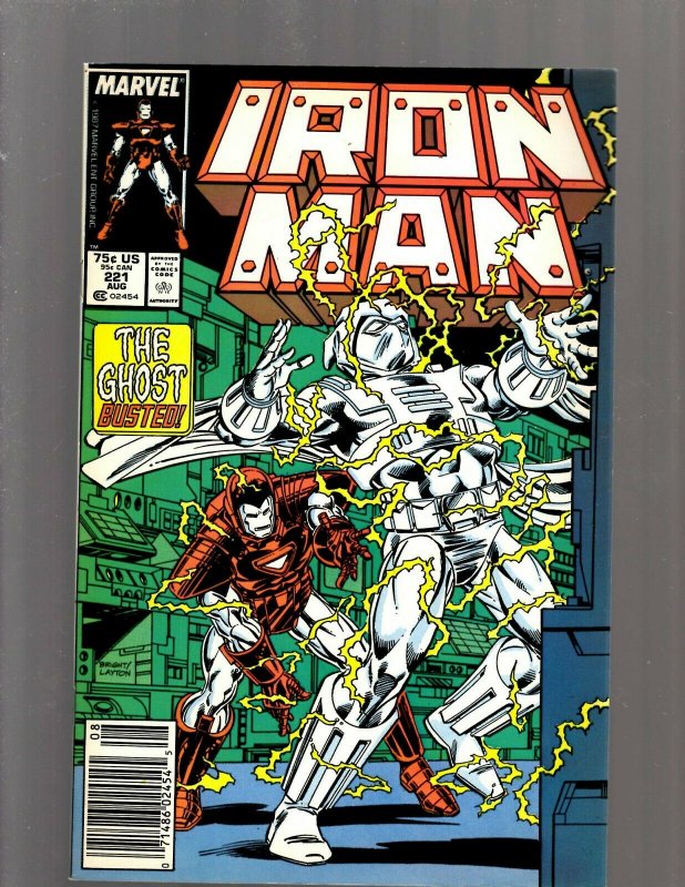 Lot of 12 Iron Man Comics #216 217 219 220 221 222 223 224 225 226 227 229 GB2