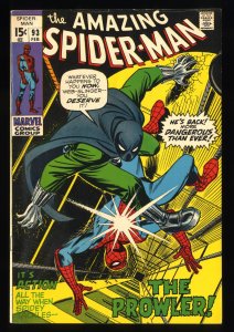 Amazing Spider-Man #93 FN 6.0 Prowler Appearance!