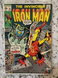 Invincible Iron Man #36 NM Marvel Comic Book Avengers Hulk Thor Captain Amer RD1