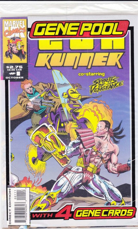 Gun Runner #1 (with card) VF/NM ; Marvel UK | Spirits of Vengeance