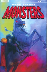 Mark Spears Monsters #7 Cover A Mark Spears The Headless Horseman