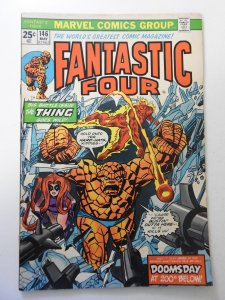 Fantastic Four #146 (1974) VG Condition MVS intact! moisture stain