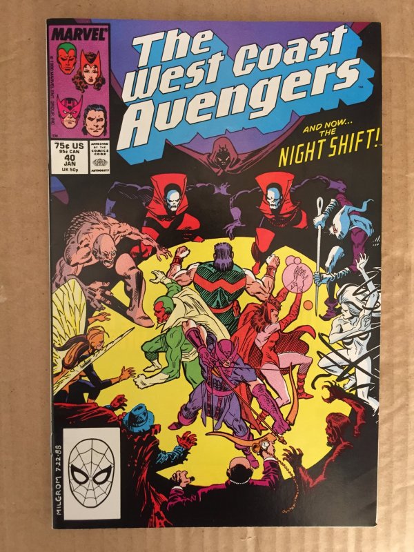 The West Coast Avengers #40