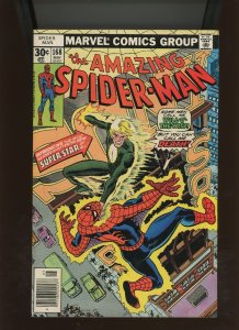 (1977) Amazing Spider-Man #168: BRONZE AGE! MURDER ON THE WIND! (7.0)