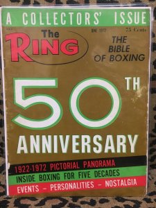 THE RING MAGAZINE - LOT of 5 - 1972-1990 Ali, Leonard, Hagler - VG Condition